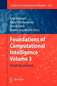 Foundations of Computational Intelligence Volume 3: Global Optimization