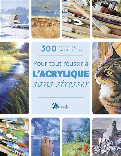 Pour tout réussir à l'acrylique sans stresser: 300 techniques, trucs & astuces
