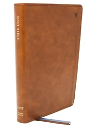 Net Bible, Thinline Large Print, Leathersoft, Black, Comfort Print: Holy Bible