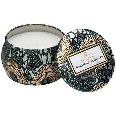 Petite 4oz Candle Tin, French Cade & Lavender