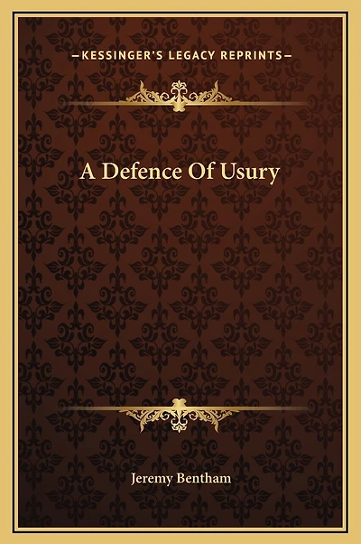 A Defence Of Usury