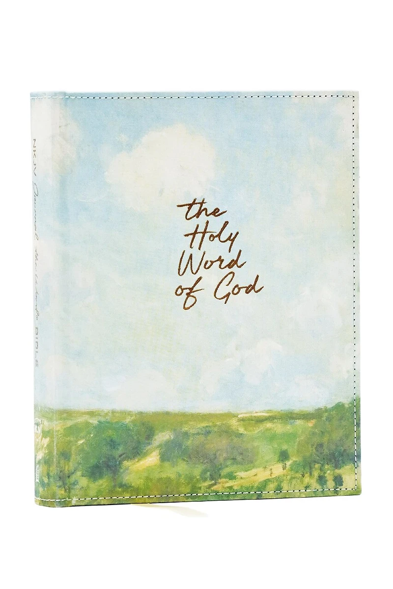 NKJV, Journal the Word Bible: Reflect, or Create Art Next to Your Favorite Verses (Cloth over board, Red Letter, Comfort Print)