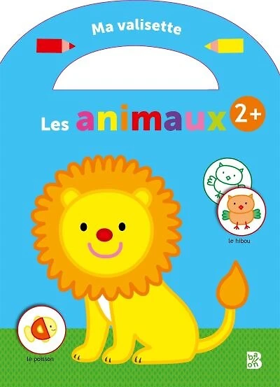 Les animaux: je colle et je colorie