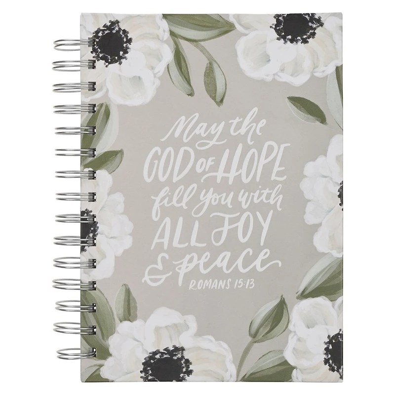 Journal Spiral-bound May the God of All Hope Fill You With Joy Rom. 15:13