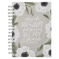 Journal Spiral-bound  May the God of All Hope Fill You With Joy Rom. 15:13