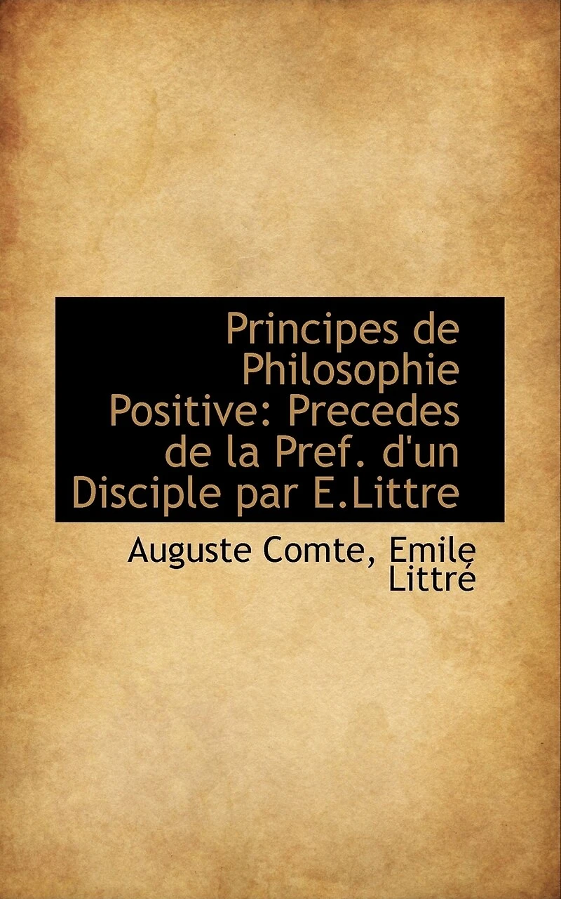 Principes De Philosophie Positive - Primary Source Edition