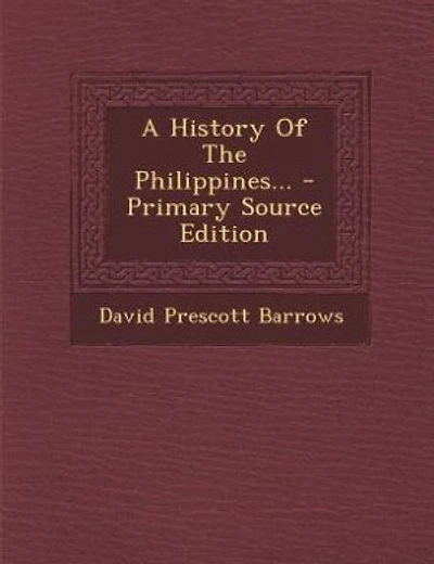A History Of The Philippines...