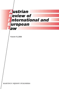 Austrian Review of International and European Law