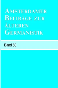 Amsterdamer Beiträge zur älteren Germanistik