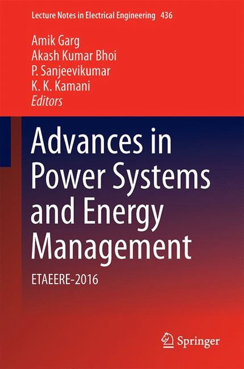Advances Power Systems and Energy Management: ETAEERE-2016
