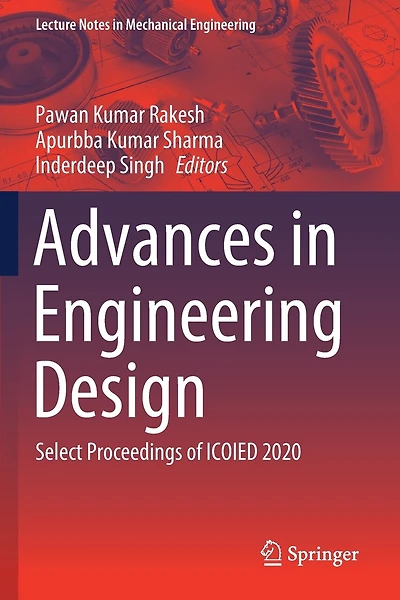 Advances In Engineering Design: Select Proceedings Of Icoied 2020