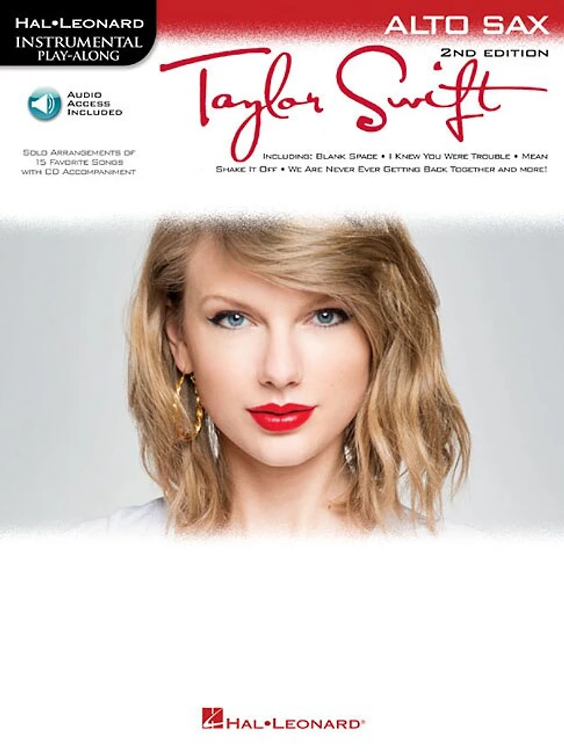 Taylor Swift: Alto Saxophone Play-along Book With Online Audio