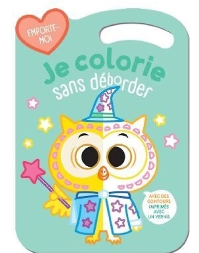 Je colorie sans déborder: hibou