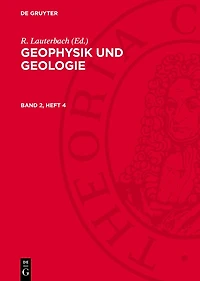 Geophysik und Geologie. Band 2, Heft 4