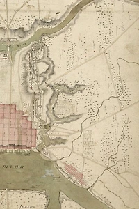 1778 Map Of Philadelphia And Neighborhood - A Poetose Notebook / Journal / Diary (50 Pages/25 Sheets): A Poetose Notebook / Journal / Diary (50 Pages/25 Sheets)