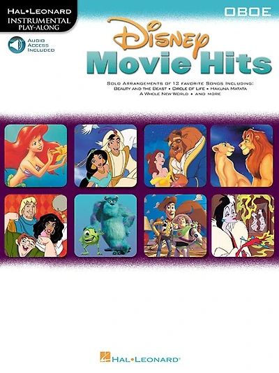 Disney Movie Hits For Oboe: Play Along With A Full Symphony Orchestra!
