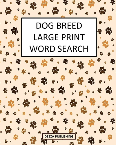 Dog Breed Large Print Word Search