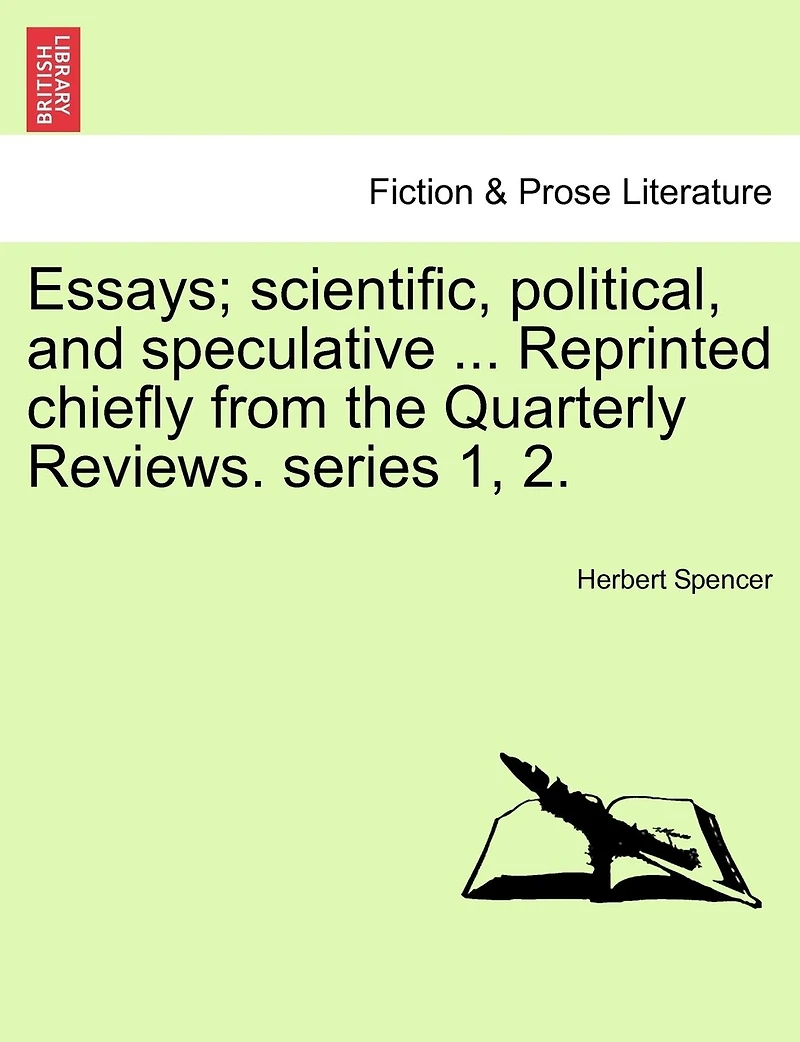 Essays; Scientific, Political, And Speculative ... Reprinted Chiefly From The Quarterly Reviews. Series 1, 2.