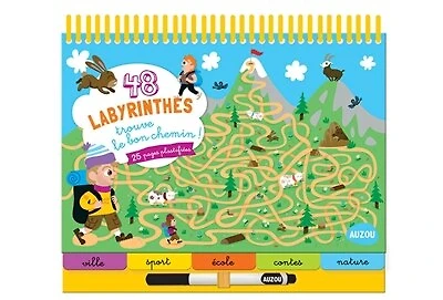 48 labyrinthes: trouve le bon chemin !