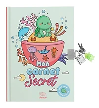 Mon carnet secret: porte-clé tortue