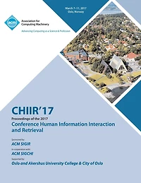 CHIIR 17 Conference on Human Information Interaction and Retrieval