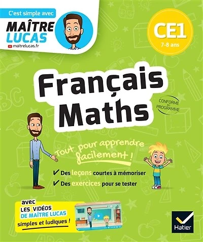 Français, maths CE1, 7-8 ans: tout pour apprendre facilement !