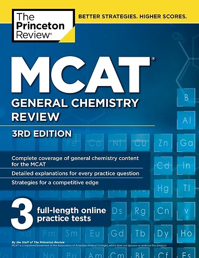 Princeton Review MCAT General Chemistry Review, 5th Edition: Complete Content Prep + Practice Tests