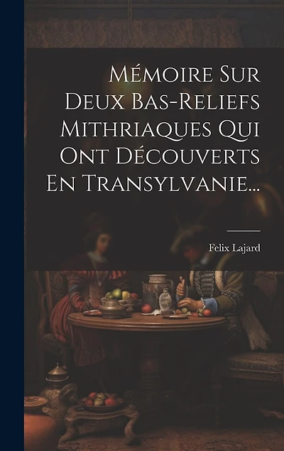 Mémoire Sur Deux Bas-reliefs Mithriaques Qui Ont Découverts En Transylvanie...