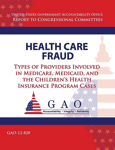 Health Care Fraud: Types of Providers Involved in Medicare, Medicaid, and the Children's Health Insurance Program Cases