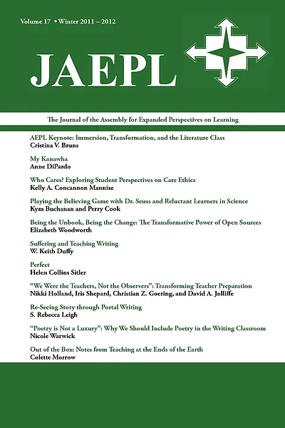 Jaepl: The Journal Of The Assembly For Expanded Perspectives On Learning Vol 17
