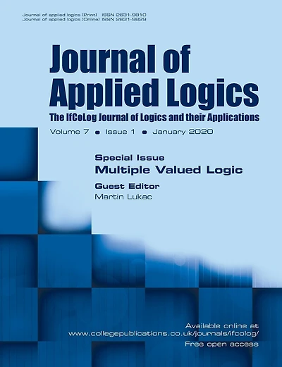 Journal of Applied Logics - The IfCoLog Journal of Logics and their Applications: Volume 7, Issue 1, January 2020: Special Issue: Multiple Valued Logic
