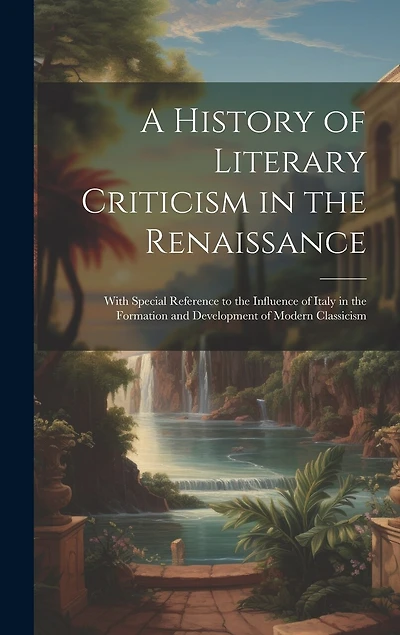 A History of Literary Criticism in the Renaissance: With Special Reference to the Influence of Italy in the Formation and Development of Modern Classicism