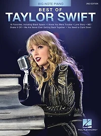 Best Of Taylor Swift - 2nd Edition: Big-note Piano Easy Songbook With Lyrics
