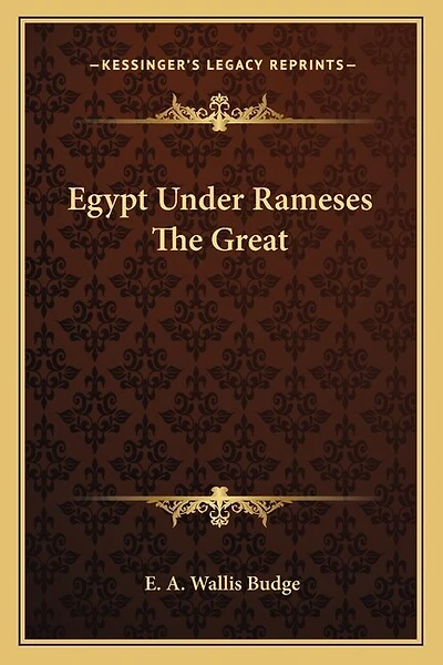 Egypt Under Rameses The Great