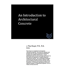 An Introduction to Architectural Concrete