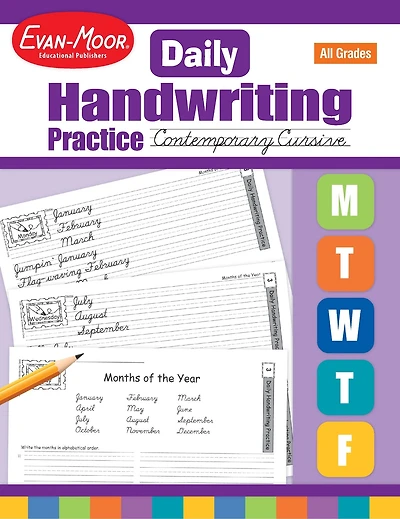 Daily Handwriting Practice: Contemporary Cursive, Kindergarten - Grade 6 Teacher Edition