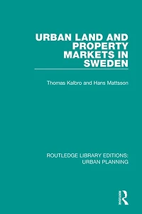Urban Land And Property Markets Sweden