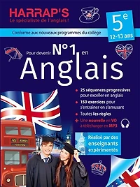 Pour devenir n° 1 en anglais 5e, 12-13 ans: conforme aux nouveaux programmes du collège