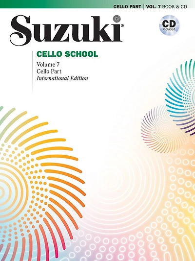 Suzuki Cello School, Vol 7: Cello Part, Book And Cd