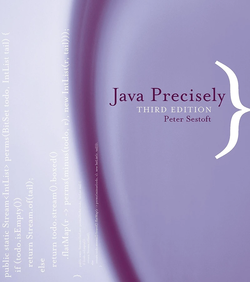 Java Precisely, third edition