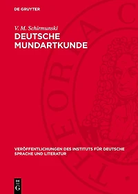 Deutsche Mundartkunde: Vergleichende Laut- und Formenlehre der deutschen Mundarten