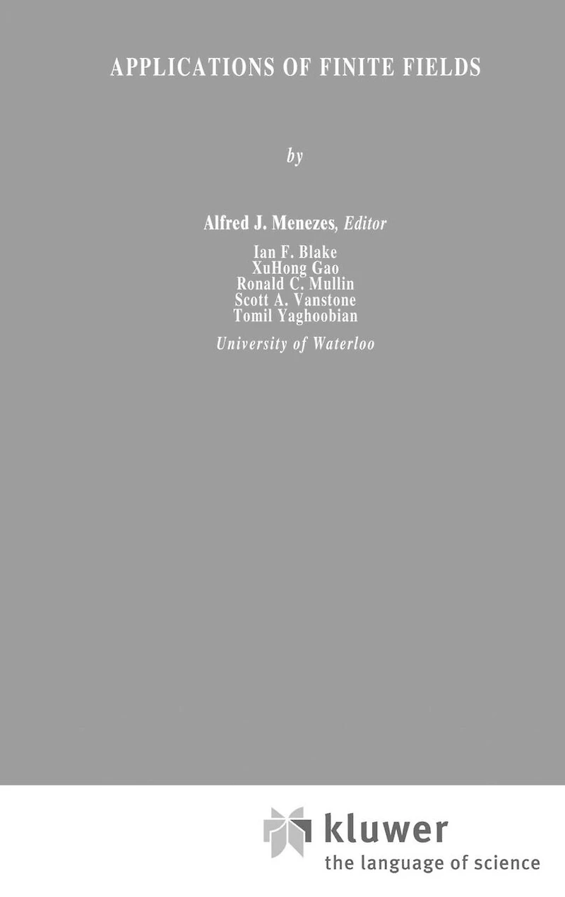 Applications Of Finite Fields
