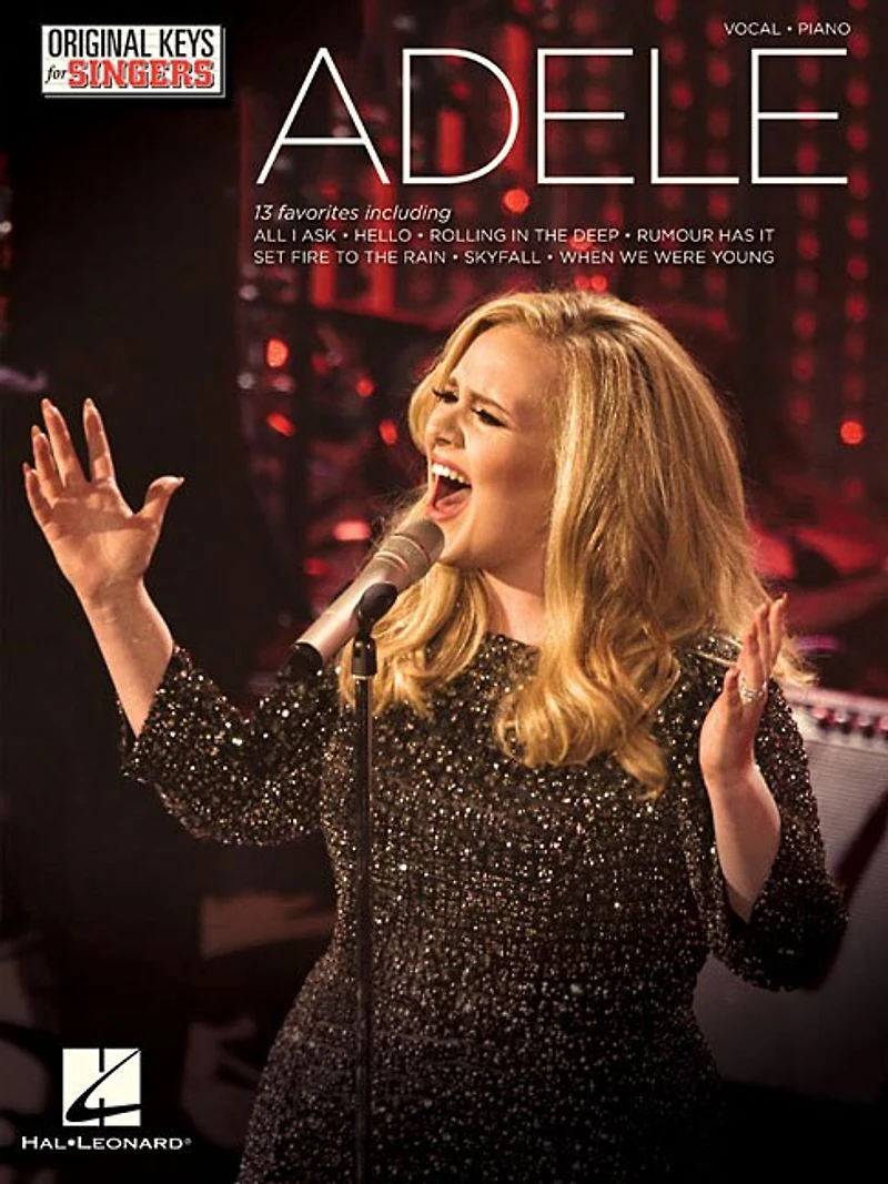 Adele - Original Keys for Singers