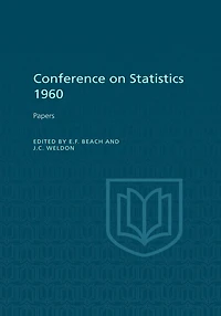 Conference on Statistics 1960: Papers