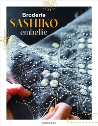 Broderie sashiko embellie: en points originaux
