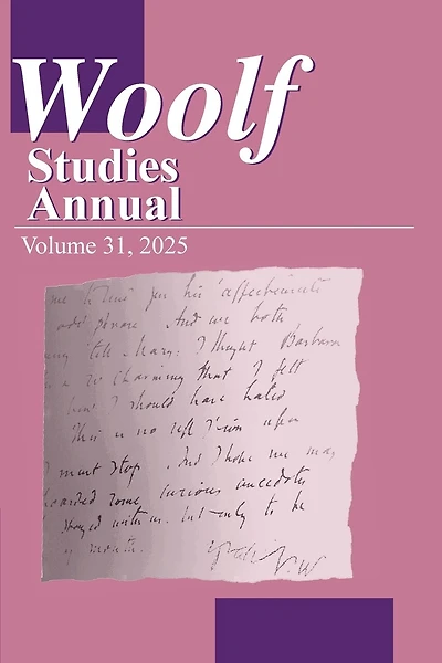 Woolf Studies Annual Volume 31