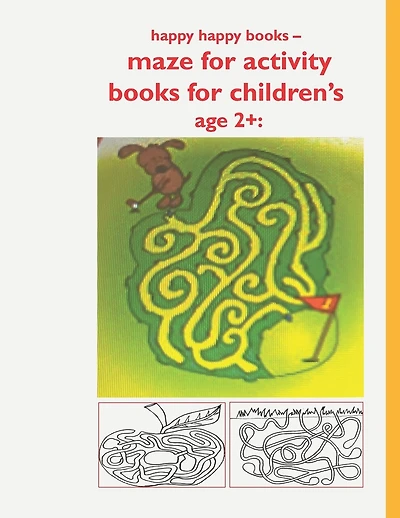 happy happy books - maze for activity books for children's age 2+: : Maze learning and strategic drawing, puzzles, learning activities, draw, Games and others..