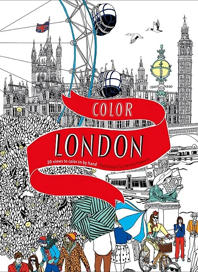 Color London: Twenty Views to Color in by Hand
