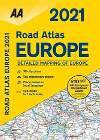 Road Atlas Europe 2021