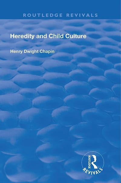 Heredity And Child Culture